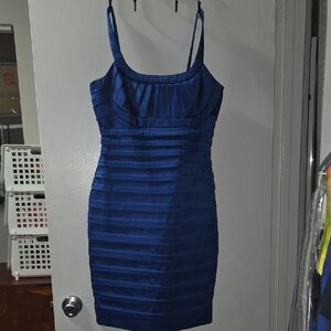 Calvin Klein Royal Blue Strappy Mini Dress
